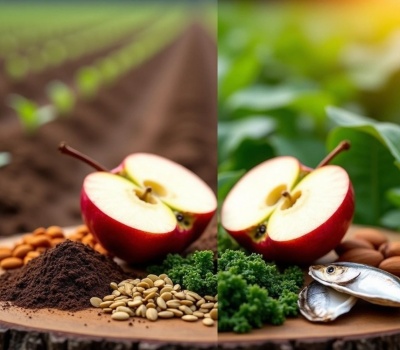 Ensemble d'aliments avec sels minéraux