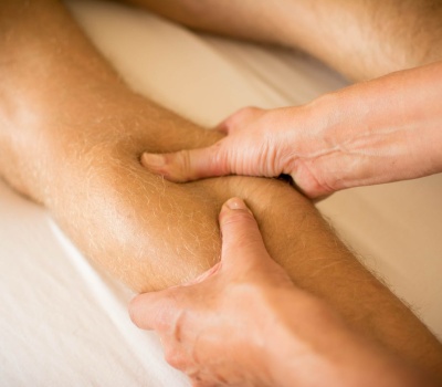 Massage du mollet
