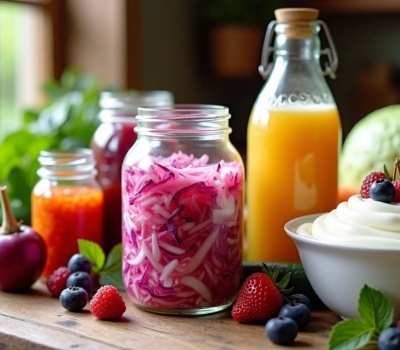 Aliments contenant probiotiques